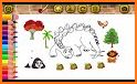 Dinosaurs Puzzle Coloring Pages Game for Kids related image