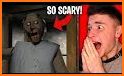 scary granny's video call/chat game prank related image