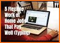 Typing jobs! Work at home: get paid for a side job related image