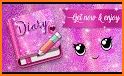 Glitter Secret Diary With Lock related image