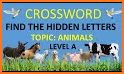 Words and Animals - Crosswords related image