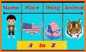 Learn ABC Phonics Name Place Animal Things & Games related image