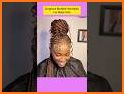 Black Women Line Hairstyles related image