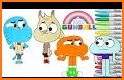 Coloring Gumball : The Amazing World of Gumball related image