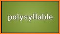 Polysyllable related image