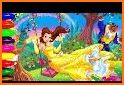 Kids Coloring - princess painting book related image