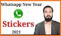 New Year Stickers 2021 for WhatsApp related image