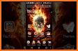 Hell Skull Fire 3D Theme related image