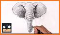 Elephant Sketch Theme related image