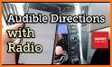 Voice GPS navigation, driving directions, map related image