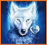 Wolf Coloring Book - Color by number paint games related image