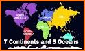 World Continents & Oceans - Montessori Geography related image