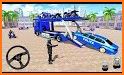 US Limo Police Car Transporter Game: Car Transport related image