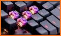 Black Pink Metal Keyboard related image