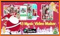 Christmas video maker music related image