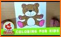 Teddy Bear Coloring Book Game related image