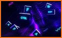 Edge Neon Lighting Keyboard Background related image