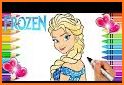 Princess Coloring Book for Kids - Glitter related image