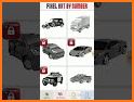 Pixel Car Color by Number related image