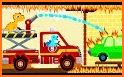 Fireman Game and fire truck games for kids free 🚒 related image