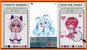 Free Coloring by number - Anime pixel art related image