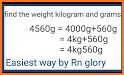 Gram , Kg , gram , Milli gram Converter related image