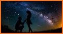 Romantic Sky Couple Keyboard Background related image