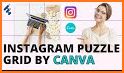 PuzzleTemplate - Grid template post for Instagram related image