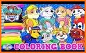 Coloring Book Paw Dogs Patrol related image