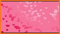 Pink Hearts Diamond Keyboard Background related image