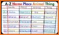 Learn ABC Phonics Name Place Animal Things & Games related image