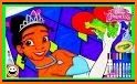 Princess Color by Number – Princess Coloring Book related image