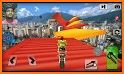 Superhero Bike Stunt GT Racing - Mega Ramp Games related image