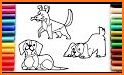 Cute Dogs Coloring Pages related image