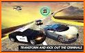 US Police Car Driving Crime City Transform Race 3D related image