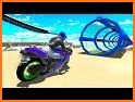 Motorcycle Impossible Ramp Mega stunts: 3D tracks related image