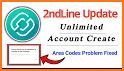 Second Line Phone Number Tex Free Message & Calls related image