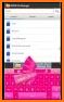 Keyboard Themes Pink Glitter related image