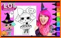 Halloween Coloring Book Glitter related image