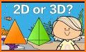 2D and 3D shapes with Q&A related image