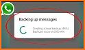 Backup messages of Whatsapp related image
