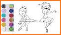 Glitter Ballerina Coloring Book related image