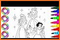 coloring princess - princess coloring book girls related image