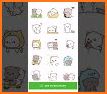 Animated Peach Goma stickers WAStickerApps related image