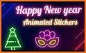 Animated Happy New year stickers related image