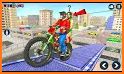 Rooftop Bike Driving Simulator : Bike Taxi Games related image