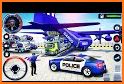 Police Car Transport Bike Game related image