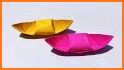 Origami boats: how to make paper ships related image