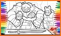 Ninja Coloring Turtles Heroes related image