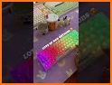 Neon Transparent Keyboard Background related image